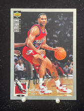 1994-95 Upper Deck Collector's Choice Silver Foil Signature Jeff Malone #60