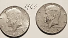 KENNEDY HALF DOLLAR,  40%  SILVER,  1968-D,  1969-D, ----460