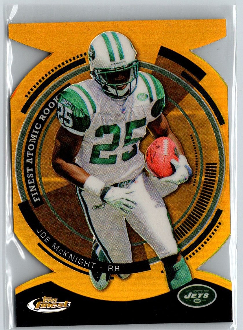 Joe McKnight Finest Atomic Rookie Refractor #FAR11 Gold