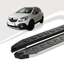 Trittbretter Opel Mokka ab Baujahr 06/2012-08/2016 NEWS Silber mit und ABE