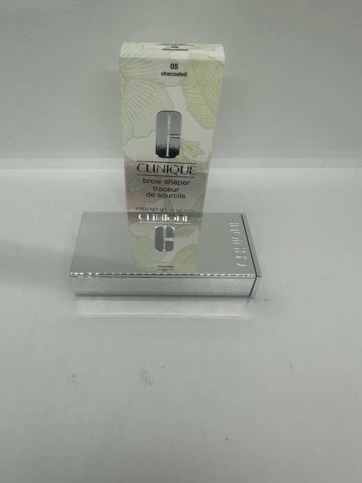 Clinique Brow Shaper 05 Charcoaled .11oz Free Shipping Eyebrows HTF NEW - Image 2 of 3