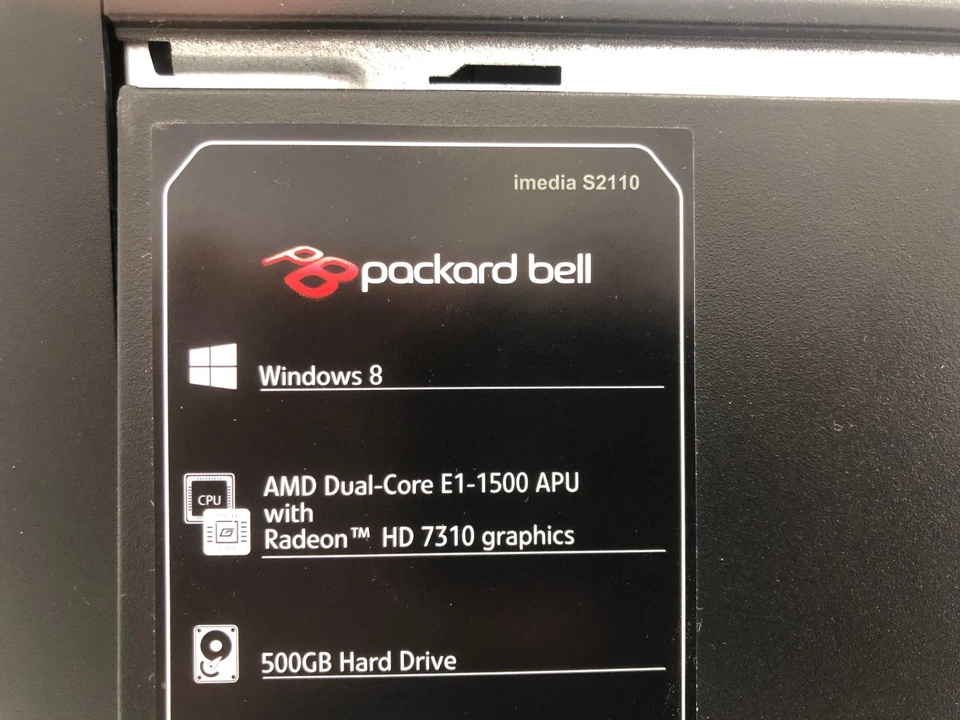 Case slim PC Packard Bell Imedia S2110 completo - Immagine 4 di 4