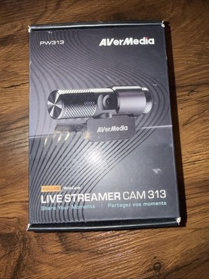 AVerMedia PW313 Live Streamer Cam 313 Full HD 1080p Streaming Webcam