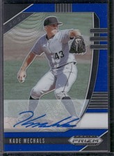 2020 Prizm Draft Kade Mechals Blue Auto /60