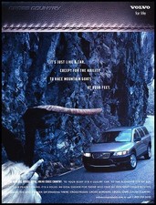 2000 2001 Volvo Cross Country Wagon Vintage Advertisement Print Art Car Ad J271