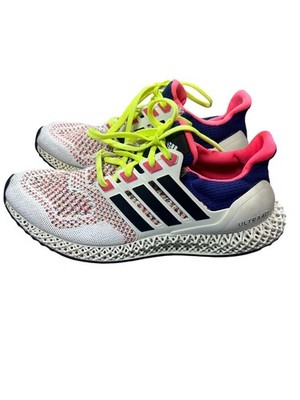 adidas Ultra4D Womens Size 8.5 Running Shoes Almost Lime Pink White GX6366 4D