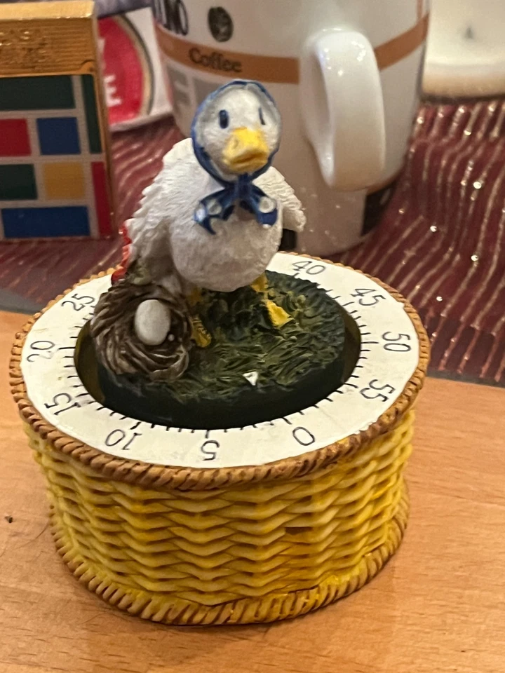 1990er Eieruhr Gans mechanisch Alarm Timer voll funktionsfähig Germany - Bild 3 von 3