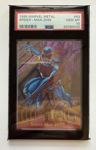 1995 Marvel Metal  #53 Spider-Man 2099 PSA 10 GEM MT - POP 57