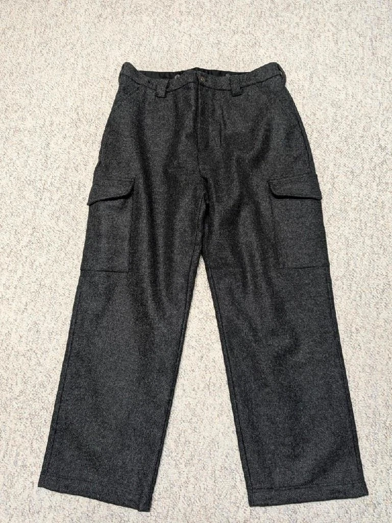 vintage CABELAS dry-plus WOOL hunting pants 40x34 gray CARGO waterproof