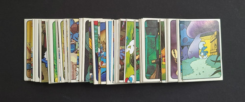1982 Panini The Smurfs Full Sticker Card Set 1-180