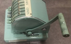 Old Vintage Antique Paymaster Check Writing Machine&Protection Original Box -Key — photo 9