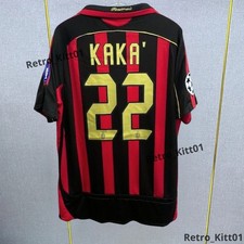 KAKA 22 AC Milan Jersey 2006/2007 Short Sleeve Retro Vintage Shirt  L