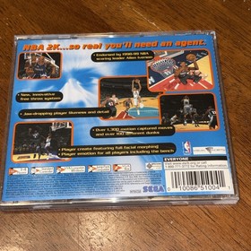Sega Dreamcast sports NBA 2K with manual