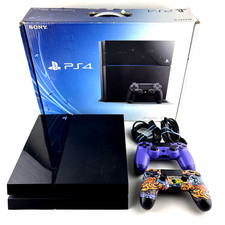 Sony PlayStation 4 CUH-1115A 500GB Black Console Bundle w Controllers Cables