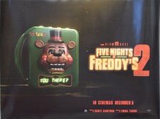 Image of Five Nights at Freddy's 2 UK Quad Movie Poster