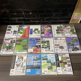 Lot of 16 Sega Saturn Game Lot - Madden+FIFA+Hockey+NFL+Golf+Basketball+Baseball