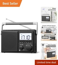 User-Friendly Bluetooth Radio with Digital Display - Perfect Gift for Seniors