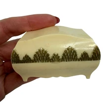 Vintage Zale’s Jewelry Celluloid Presentation Box Single Ring Ivory Color USA