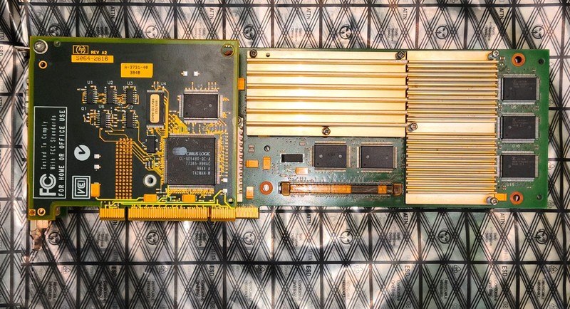 HP Workcentre Visualize FX4 PCI, AGP 2x 18MB 5064-2616/5064-3301 Graphics Card