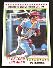 182)  1978 TOPPS #5 PETE ROSE CENTERED SHARP EDGES CORNERS - FREE SHIP READ!