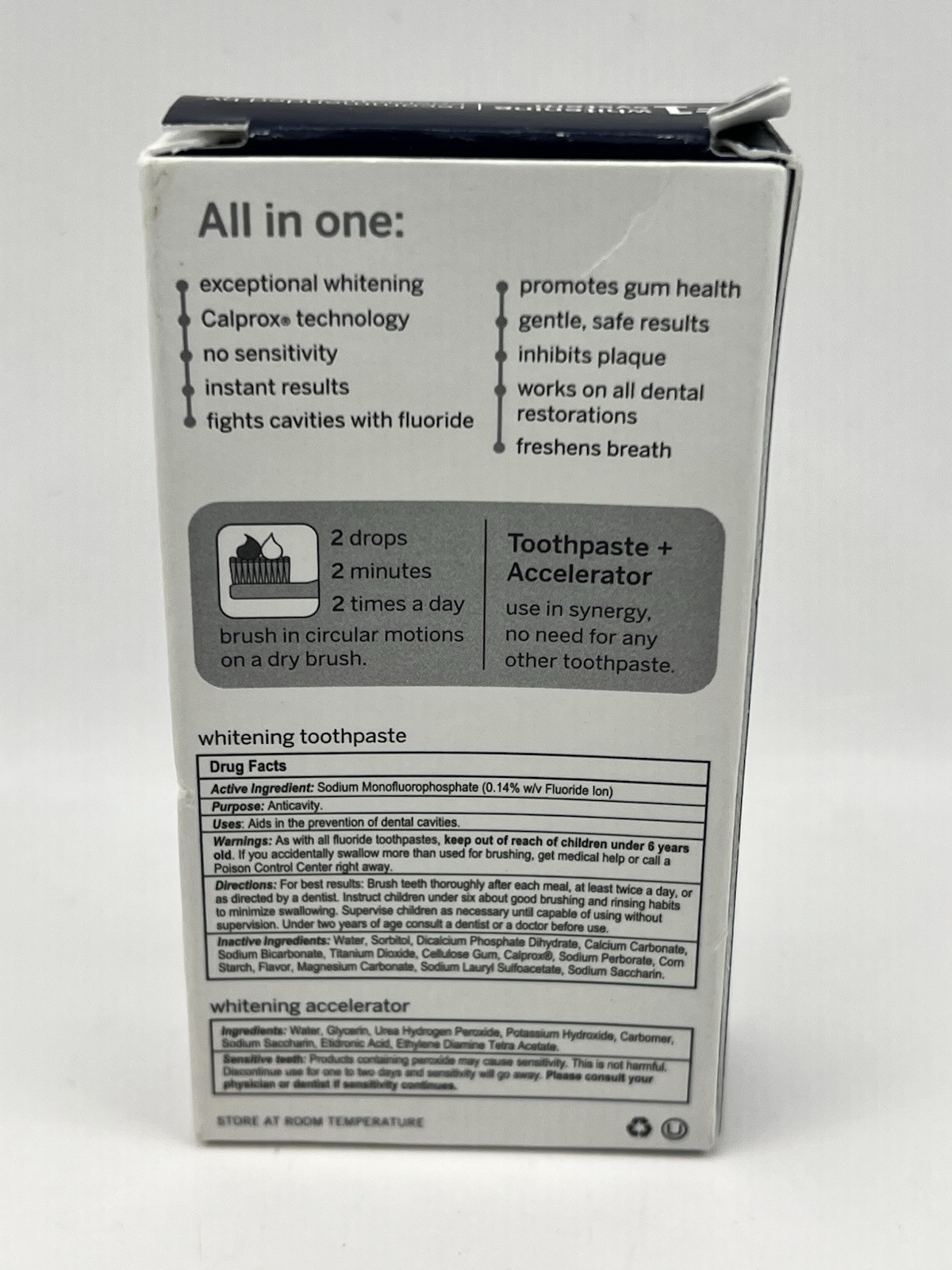 SUPERSMILE Professional Whitening System 2 TUBES Toothpaste Accelerator Mint NIB