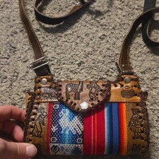 Peruvian Leather, Hand Stitched Bag