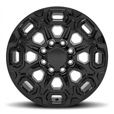 20 Inch Black 16 Hole 8-180 Wheel 2011-2026 Chevy Silverado Gmc Sierra 2500