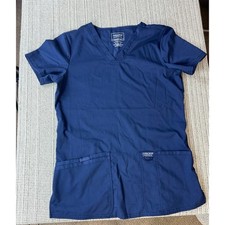 Cherokee Workwear Revolution Navy Nurse Scrub Top Women's XS