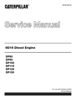 CATERPILLAR CAT 6D16 DIESELMOTOR SCHECKHEFT NACHDRUCK AUSGABE 2011