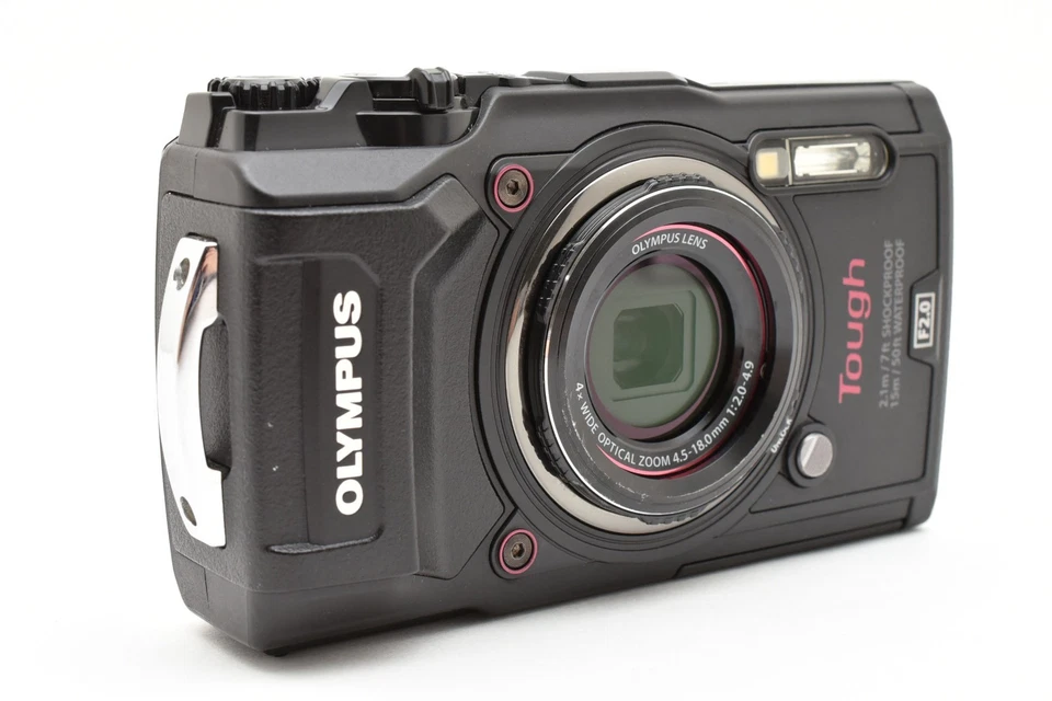 [445 disparos] Cámara digital Olympus Tough TG-5 negra 12,0 MP 15 m impermeable JAPÓN Foto 4 de 4
