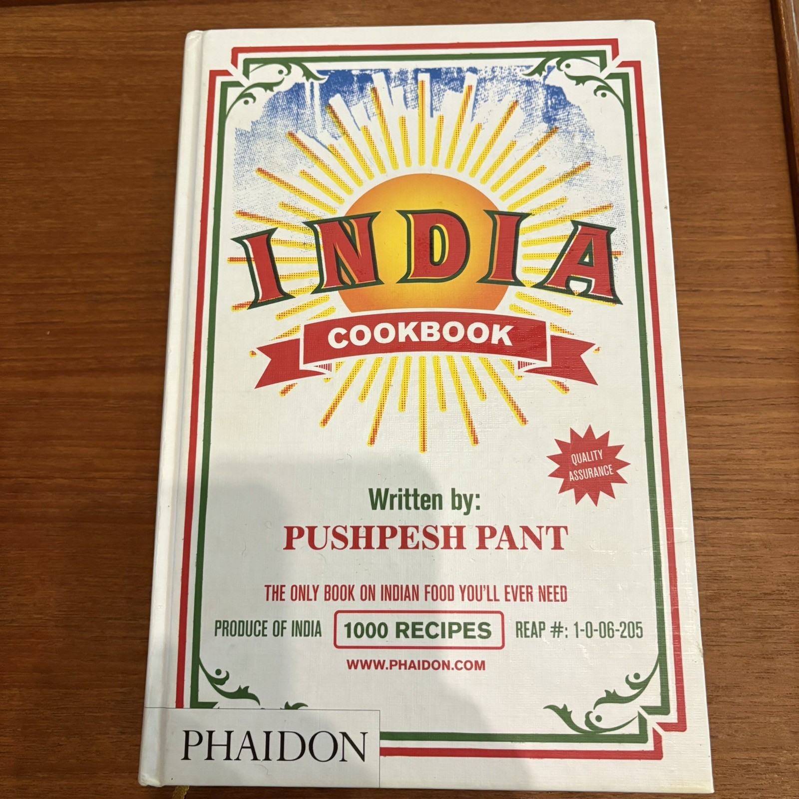 India : The Cookbook by Pushpesh Pant (2010, Hardcover)
