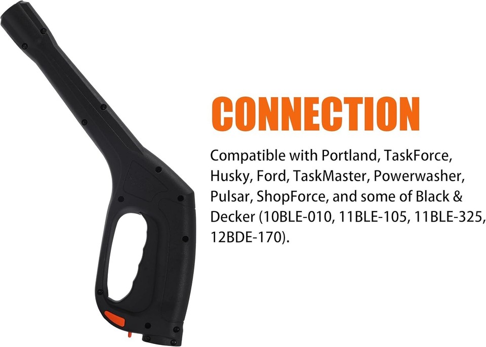 Hochdruckreiniger Pistole Set Mit 5 Düsen – Passt Für Viele Marken Wie Portland, Husky, Black & Decker