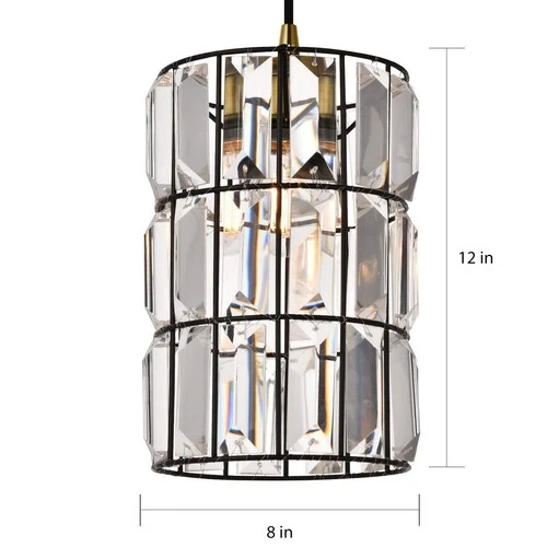 Living District Blair 1-Light Transitional Metal Pendant in Oil Rubbed Bronze - Picture 5 of 5