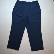 NEW Nine West 18 Blue High Rise Tapered Dress Womens Pants