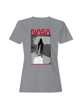 Officially Licensed Nasa Space Shuttle Launch Poster Women's T-shirt