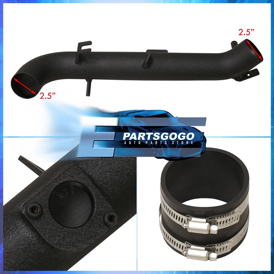 For 06-11 Toyota Yaris 1.5L Cold Air Intake CAI Induction Black Piping + Filter Foto 2 de 4