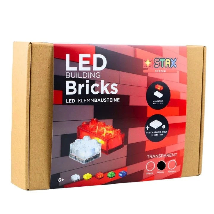 LIGHT STAX LIMITED Light Stax 21550 - Assortment Set Transparent 50Steine