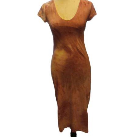 See You Monday Women's Dress - Size Medium - Mauve & White - Ankle Length