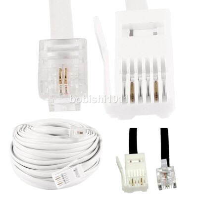 BT 431A (2,5) PLUG TO RJ11 6P2C TELEPHONE LINE CORD, - Main Image