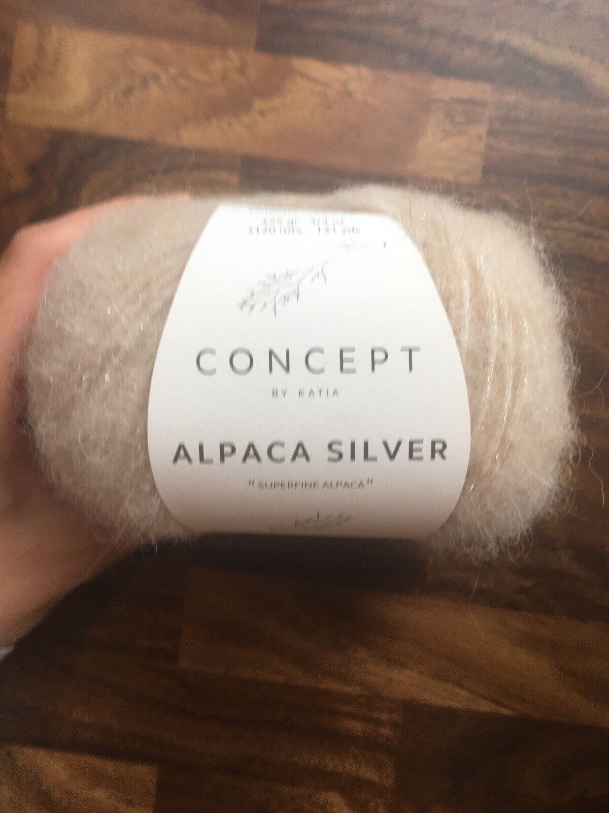 Concept by Katia Cotton- Alpaca silver 1 Spool