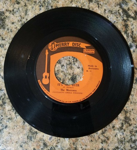 RARE CALYPSO THE MERRYMEN YOU SWEETEN ME/IT'S ALL OVER, MERRY DISC RECORDS,45RPM - Picture 4 of 7