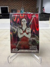 Topps Chrome Aurra Sing Red Ray Wave Refractor #148 Star Wars