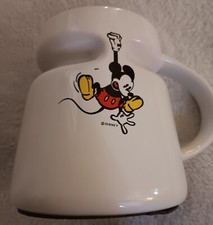 Tazza Portale Topolino Tazza Caffè Ceramica Bianca Onda Alta Joe Bean