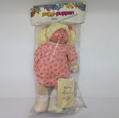 Ultra RARE Peggi Plasty Cabbage Patch Kids Clone Doll from Germany NiB Mint CPK