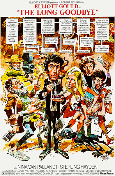 1973年公開『ロング・グッドバイ』のチラシ ロング・グッドバイ」ポスタービジュアル (c)1973 Metro-Goldwyn