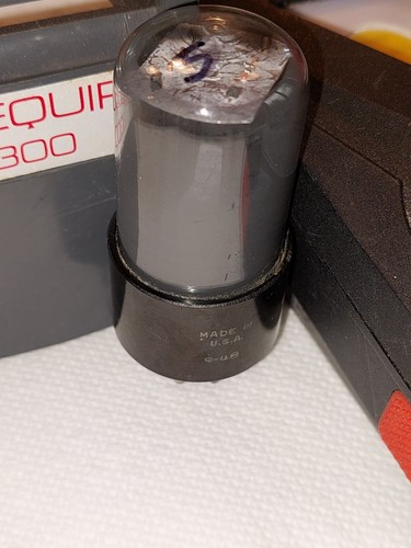 TV7D/U RE-Tested Good Bal 1.7%, 1949 RCA 6SN7GT SMOKED Oval Mica Tube - Picture 8 of 21