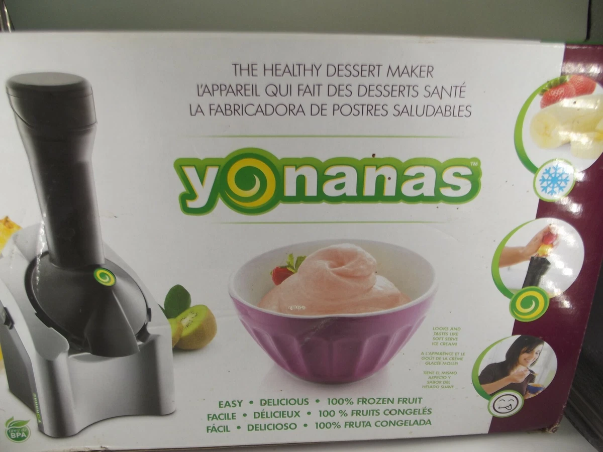 Yonanas DOLE Dessert Fruit Soft Serve Maker BANANAS NEW IN BOX