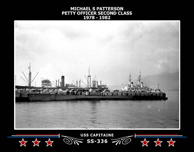 Navy Emporium USS Capitaine SS-336 Canvas Photo Print 112SS336