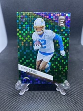 2023 Donruss Elite Derius Davis RC Green Disco Chargers #131