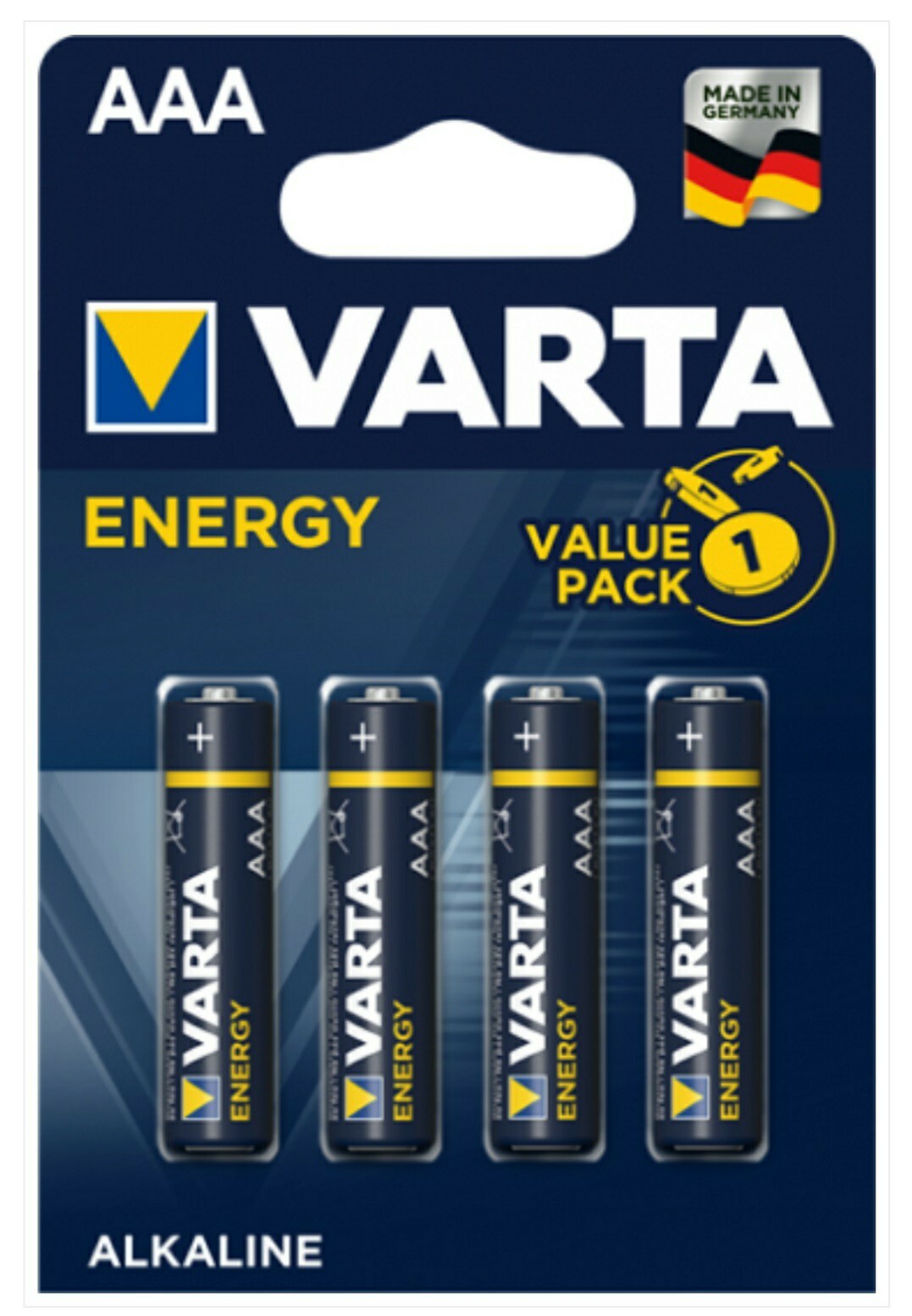 40 PILE BATTERIE AAA MINISTILO MINI STILO VARTA ENERGY ALCALINE MN2400 LR03